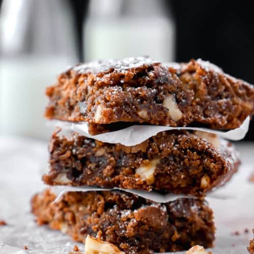 Fudgy Almond Flour Brownies (GlutenFree) Petit Porcini