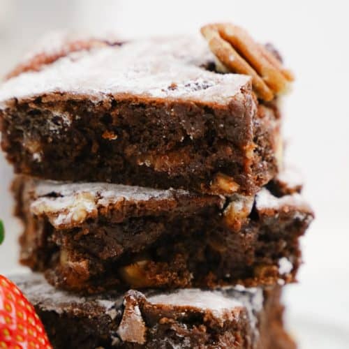 Fudgy Chocolate Condensed Milk Brownies Petit Porcini